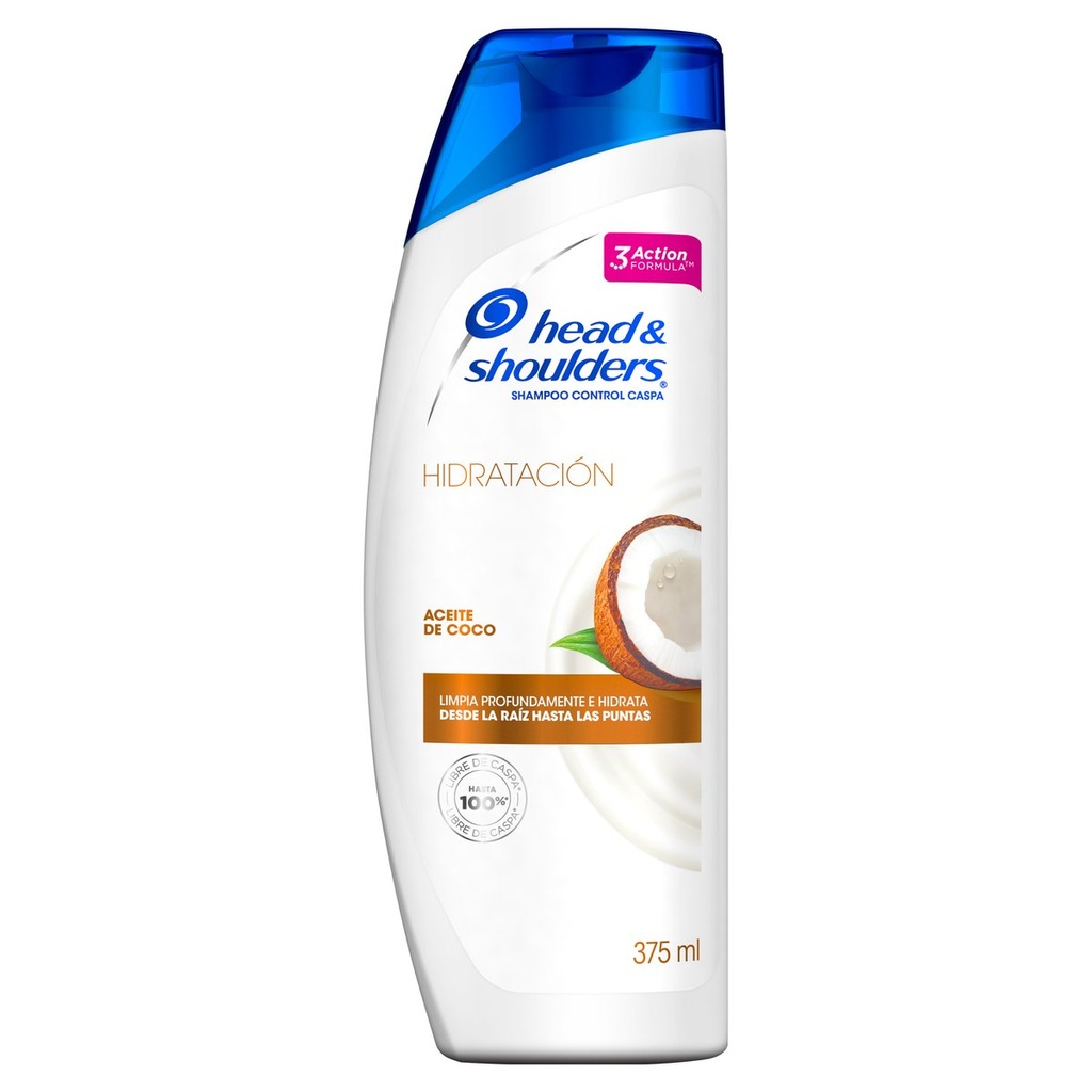 Shampoo Head & Shoulders Hidratación Aceite Coco 375 Ml 