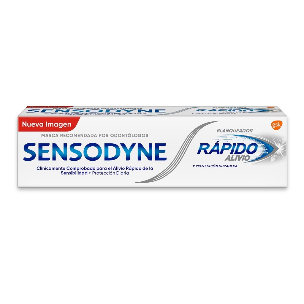 Pasta Dental Sensodyne Blanqueador Rápido Alivio 100 G