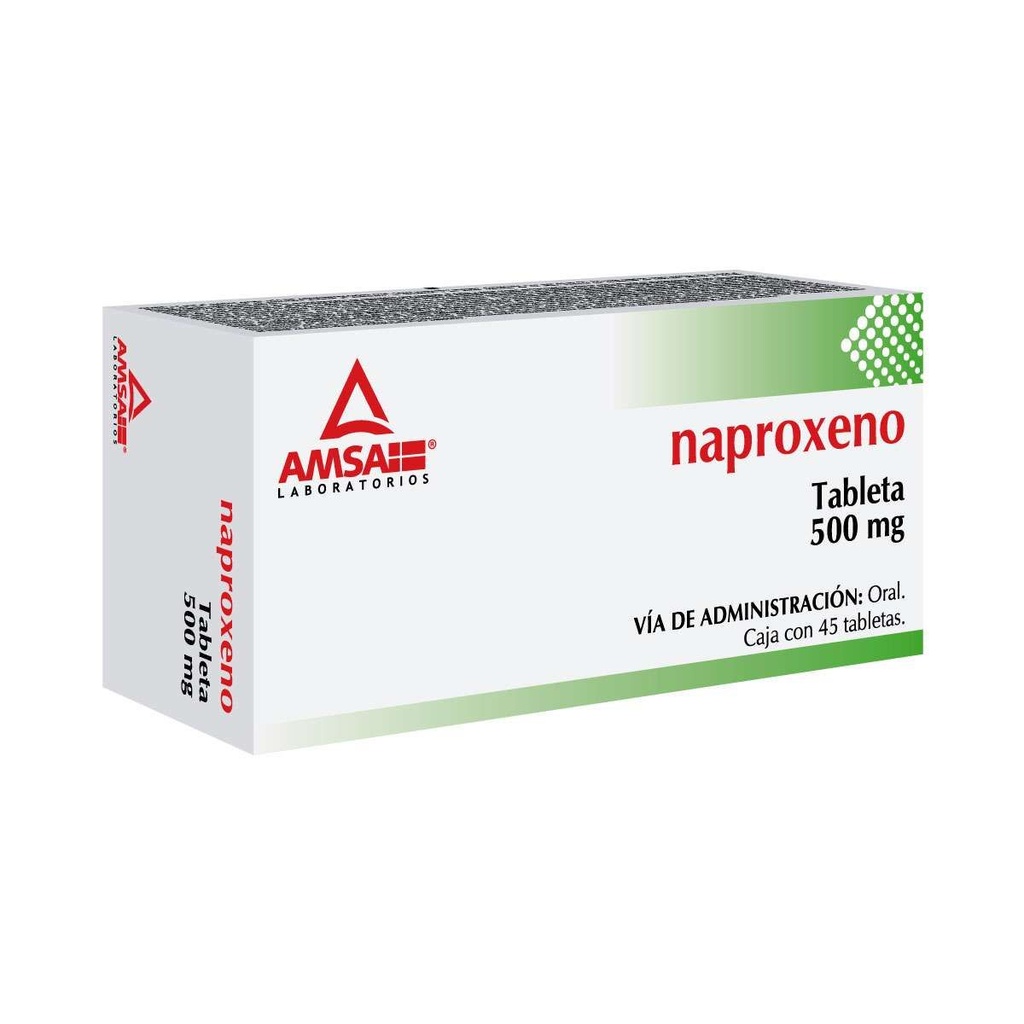 Naproxeno 500 Mg 45 Tabletas Genérico Amsa 