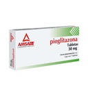 Pioglitazona 30 Mg 7 Tabletas Genérico Amsa 