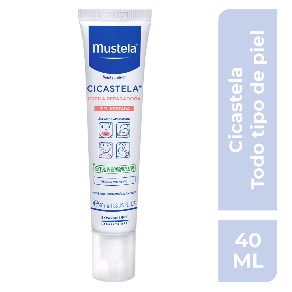 Crema Mustela Cicastela Reparadora Piel Irritada 40 Ml 