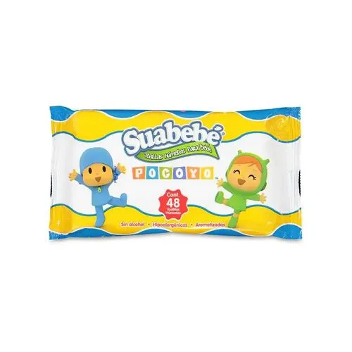 Toallas Húmedas Suabebé Pocoyo 48 Piezas 