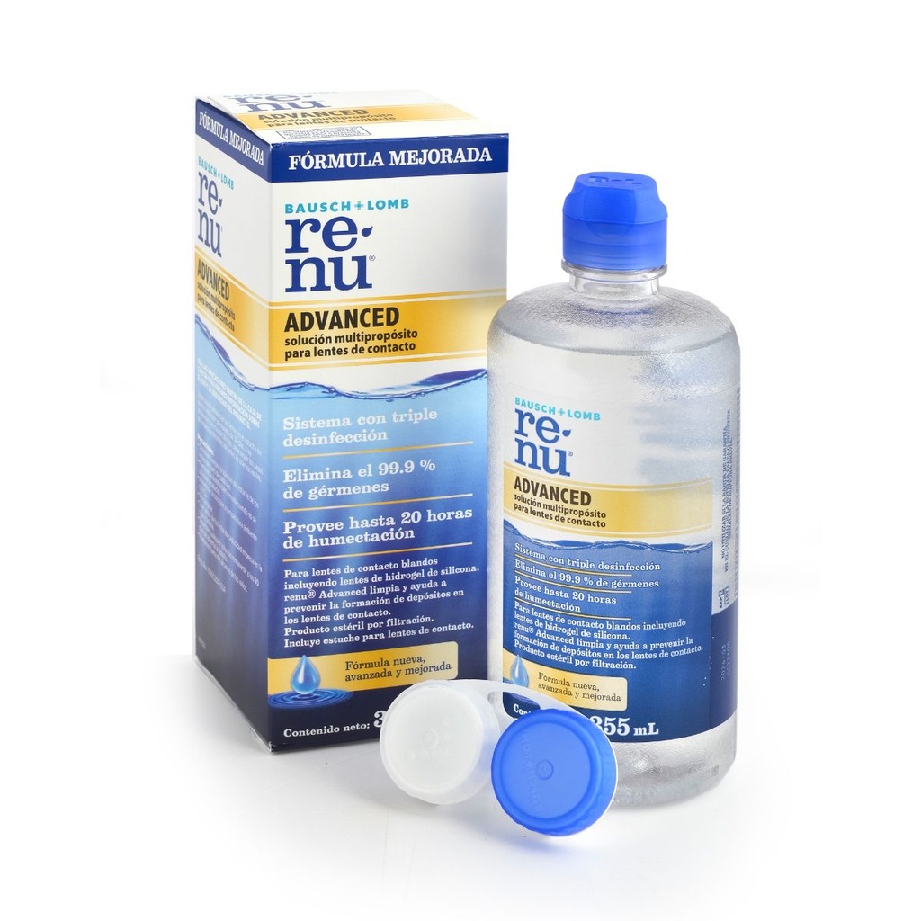 Renu Advanced Triple Desinfección Solución 355 Ml 