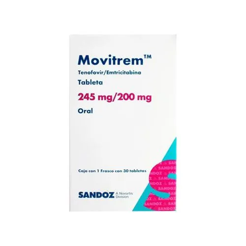 Movitrem 245/200 Mg 30 Tabletas 