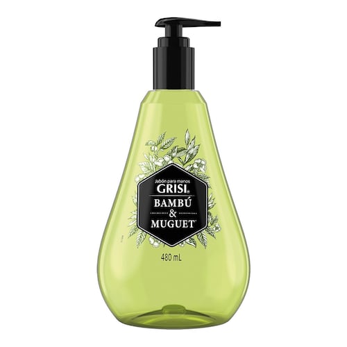 Jabón Líquido Grisi Para Manos Bambú 480 Ml 