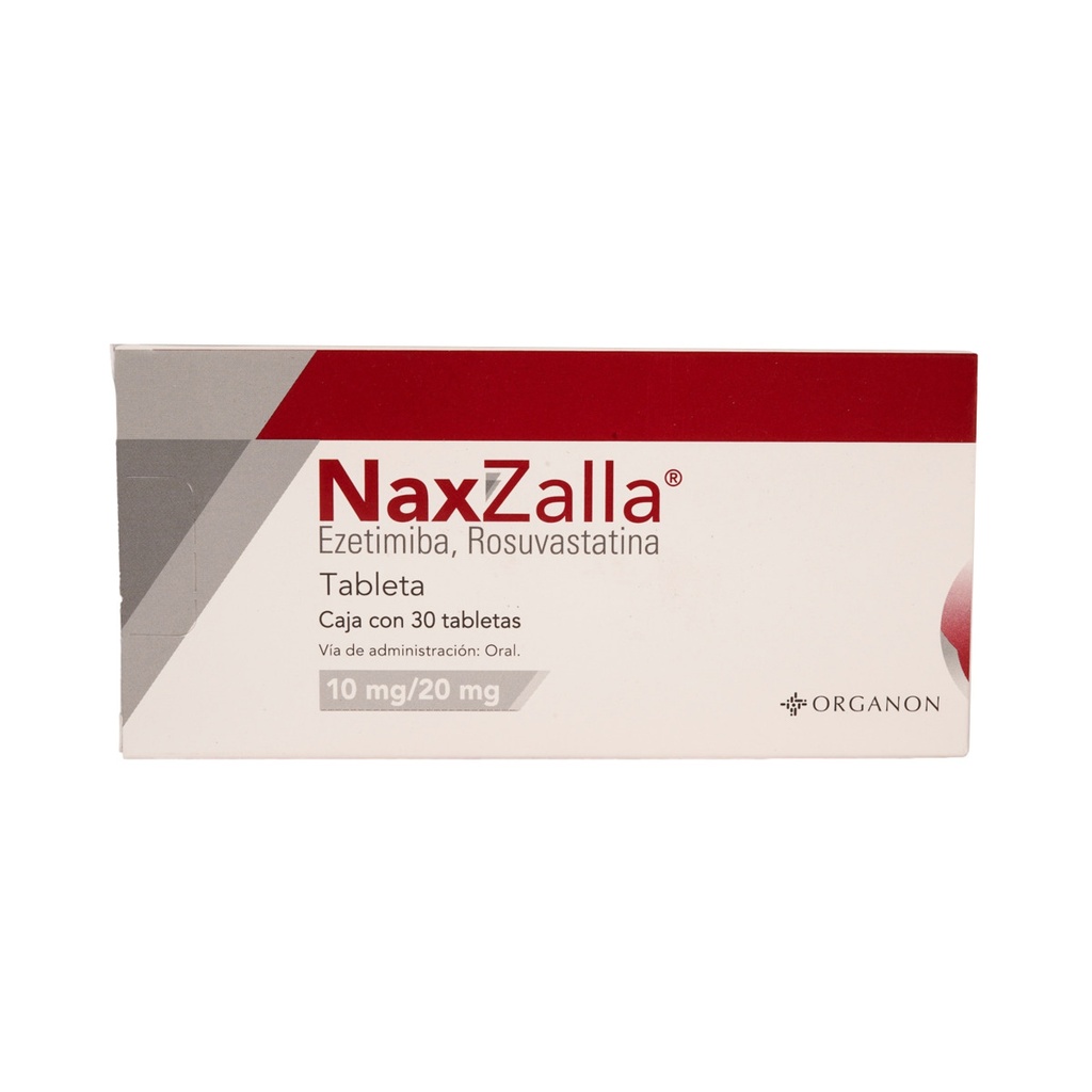 Naxzalla 10/20 Mg 30 Tabletas 