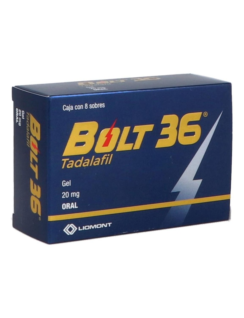 Bolt 36 20 Mg Oral Gel 8 Sobres