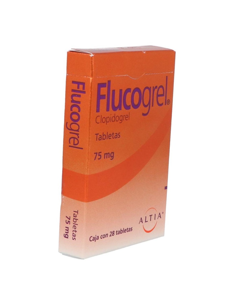 Flucogrel 75 Mg 28 Tabletas 
