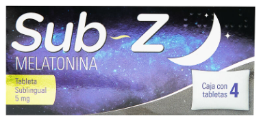 Sub-Z 5 Mg Sublingual 4 Tabletas Melatonina