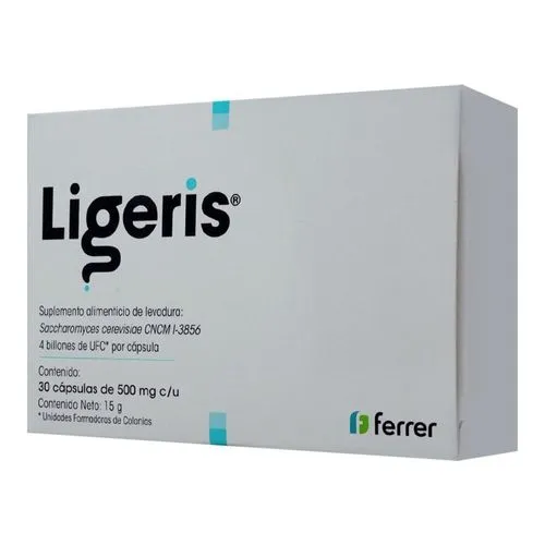 Ligeris 500 Mg Suplemento Alimenticio 30 Cápsulas