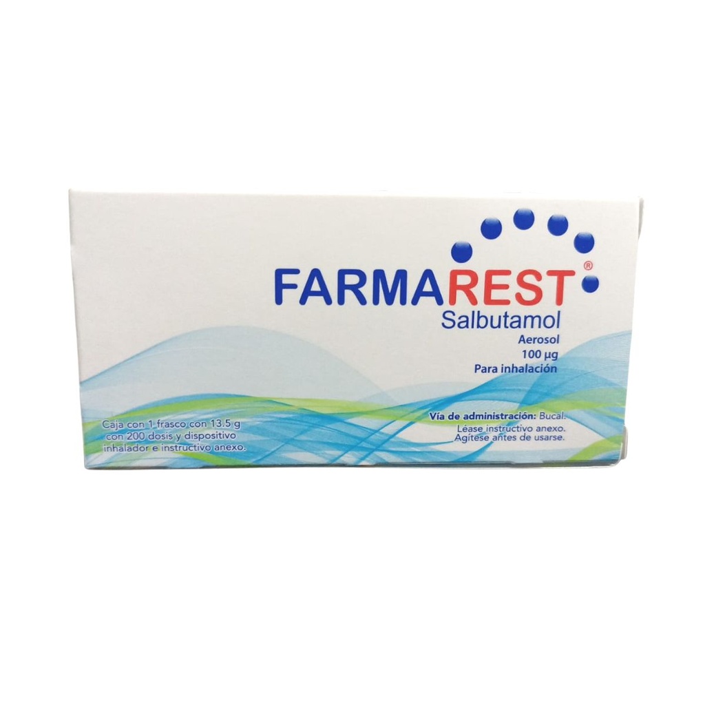 Salbutamol 13.5 G Inhalador 200 Dosis Genérico Farm Hispa 