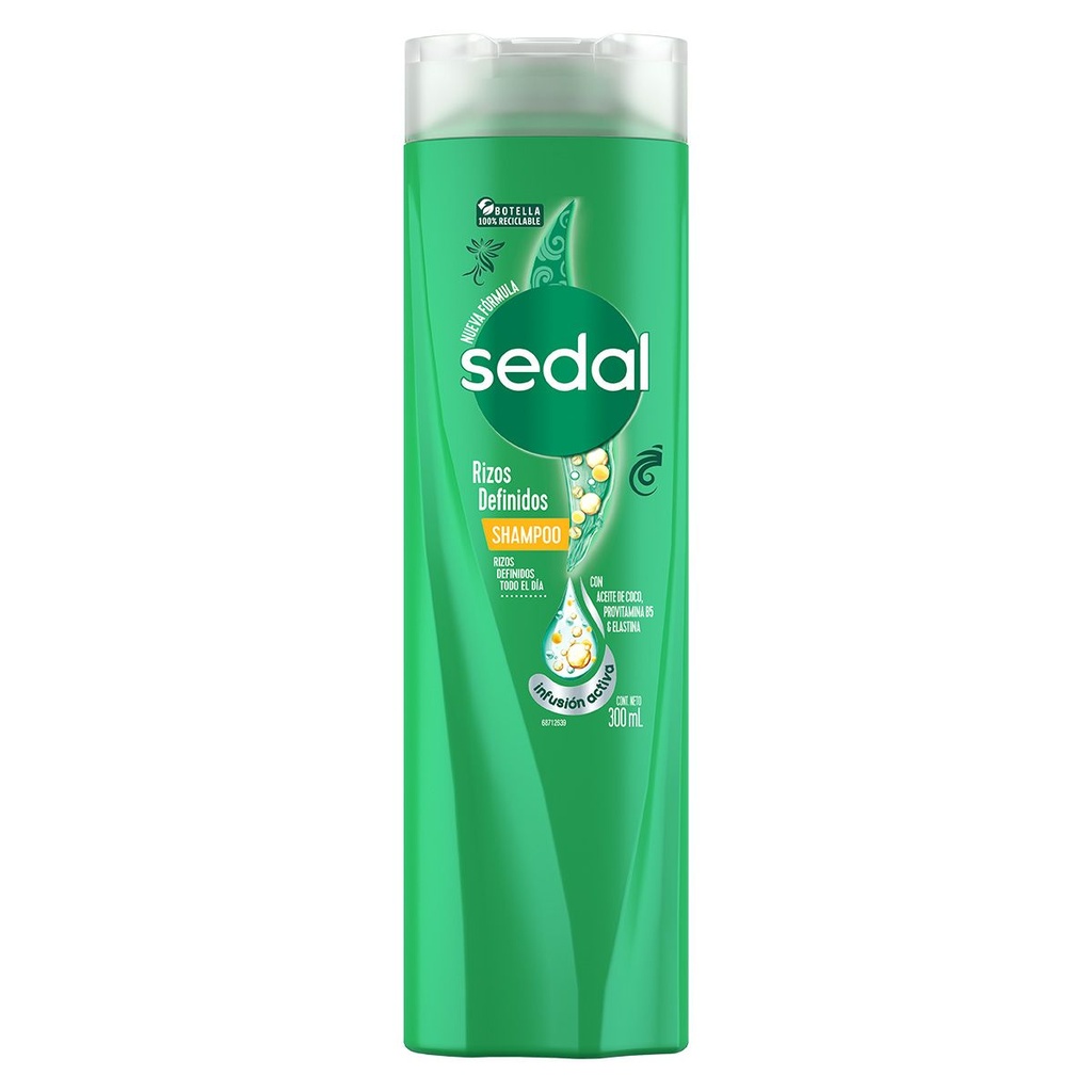 Shampoo Sedal Co-Creations Rizos Definidos 300 Ml 