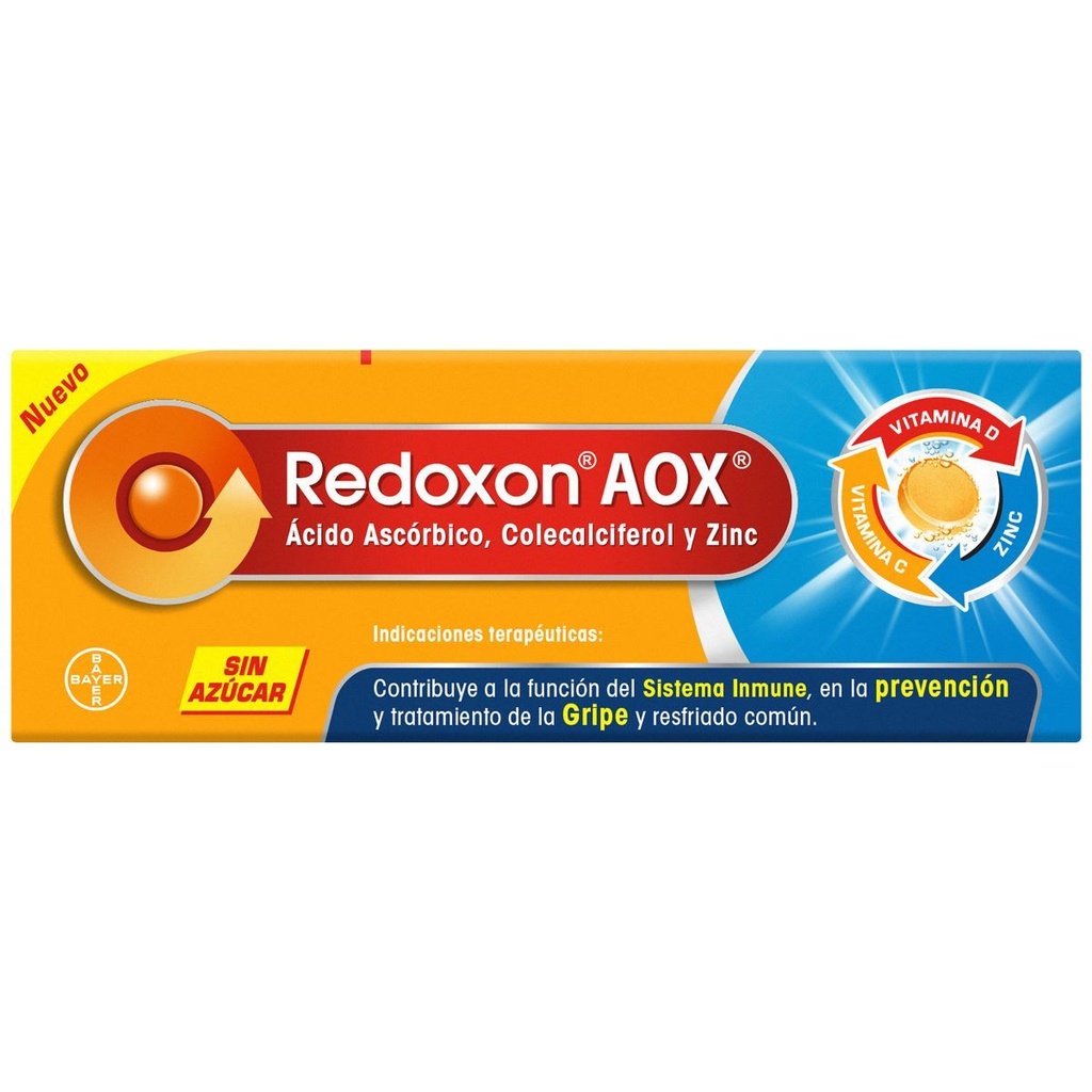[7501008499023] Redoxon Aox 1000/10 Mg 10 Tabletas Efervecentes 