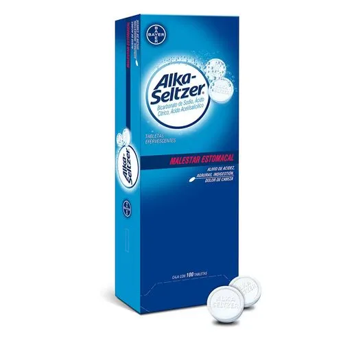 Alka-Seltzer 100 Tabletas Efervecentes