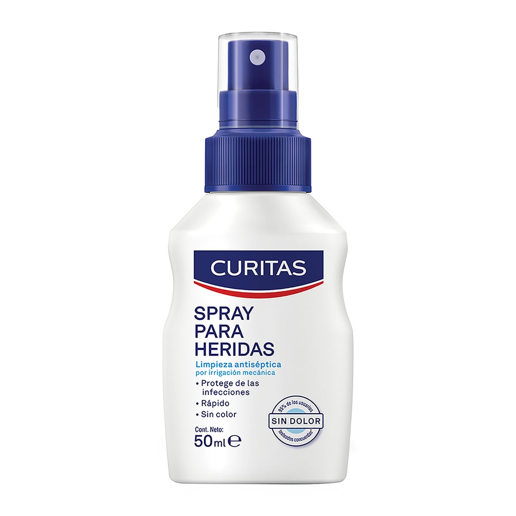 Antiséptico Curitas Para Heridas Spray 50 Ml