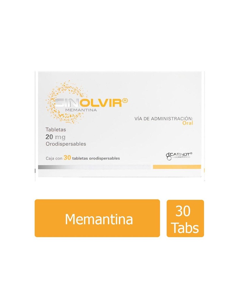 Sinolvir 20 Mg Orodispersables 30 Tabletas 