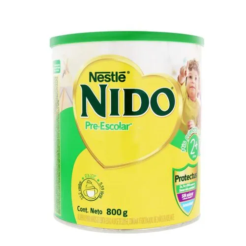 Alimento a Base de Leche Nido Pre-Escolar 2+ 800 G 
