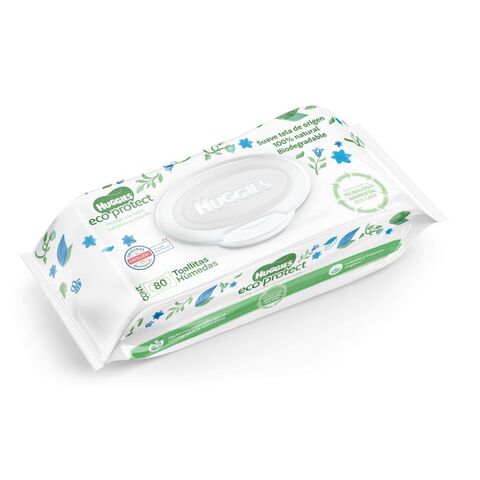 Toallas Húmedas Huggies Eco Protect 80 Piezas 