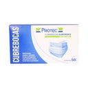 Cubrebocas Desechable Protector Azul 50 Piezas 