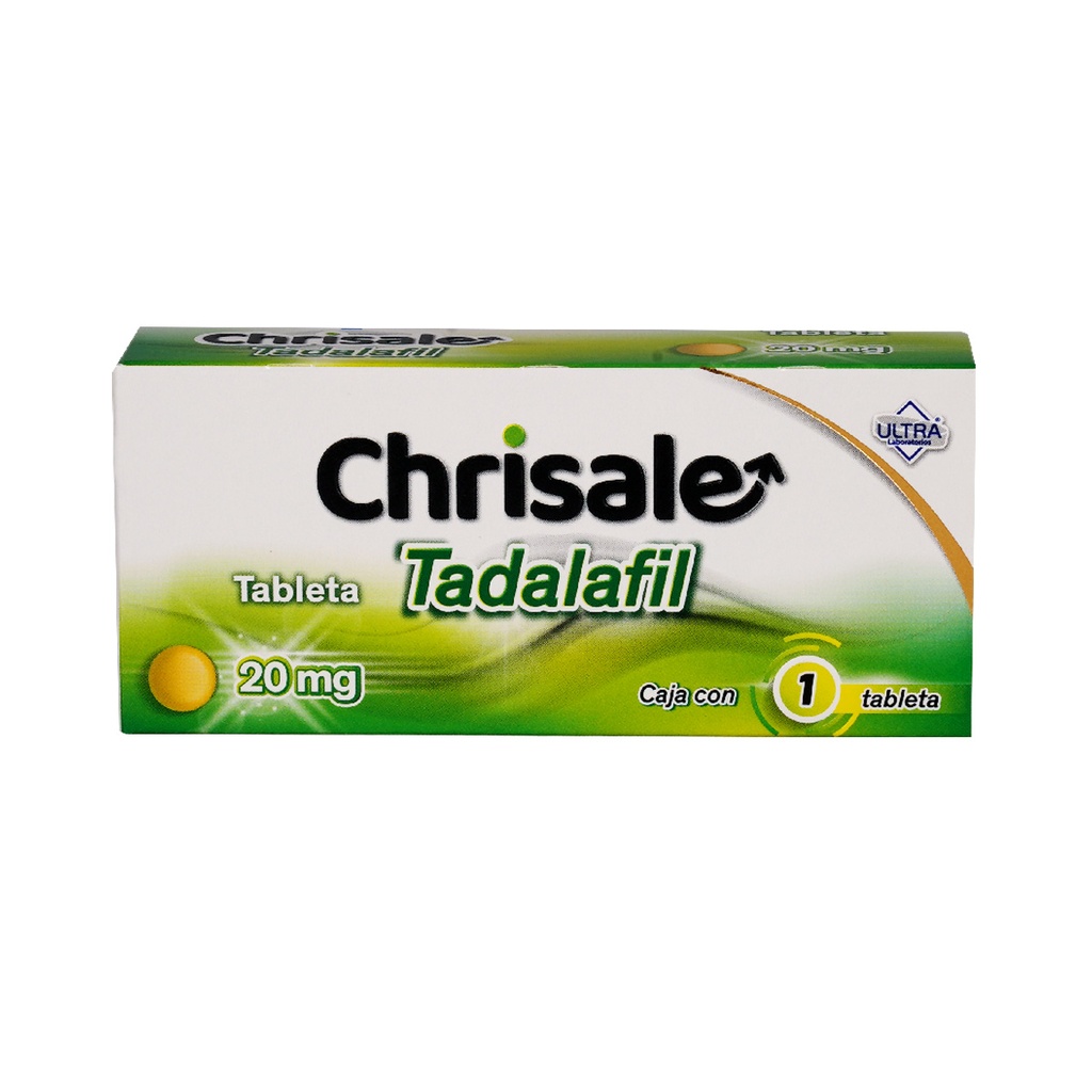 Chrisale Tadalafil 20 Mg 1 Tableta Genérico Ultra Lab 