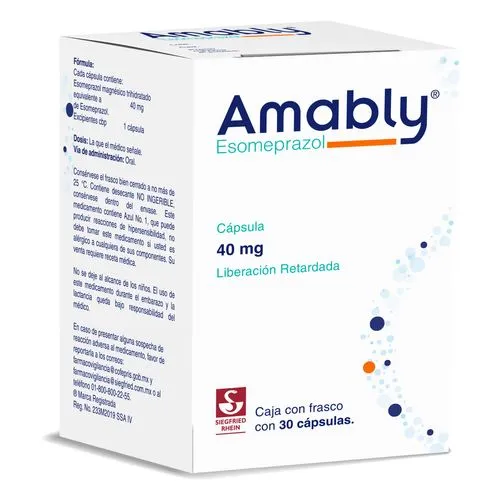 Amably Liberación Prolongada 40 Mg 30 Cápsulas