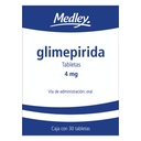 Medley Glimepirida 4 Mg 30 Tabletas Genérico Sanofi Ave 