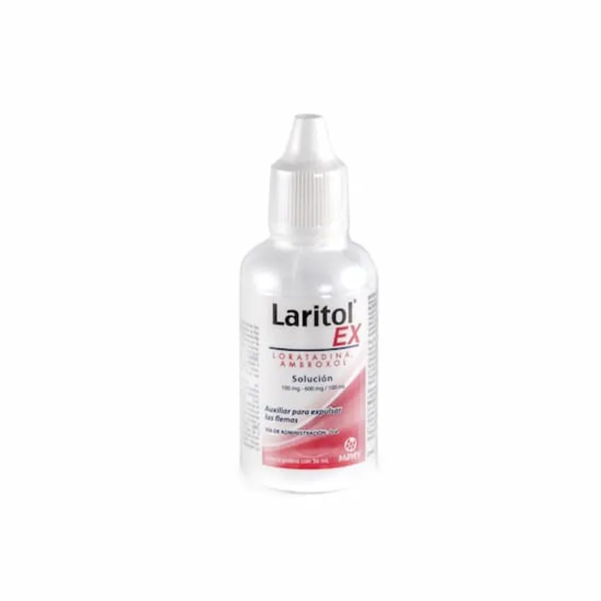 Laritol Ex Loratadina/Ambroxol 100/600 Mg Solución 30 Ml Genérico Maver 