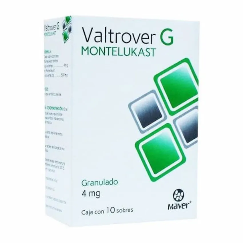 Valtrover G Montelukast 4 Mg 10 Sobres Genérico Maver 