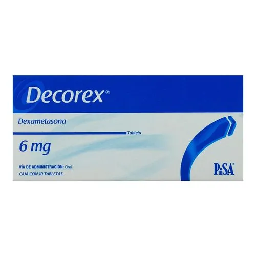 Decorex 6 Mg 10 Tabletas 