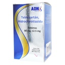 Telmisartán/Hidroclorotiazida 80/12.5 Mg 14 Tabletas Genérico Adn Pharma 
