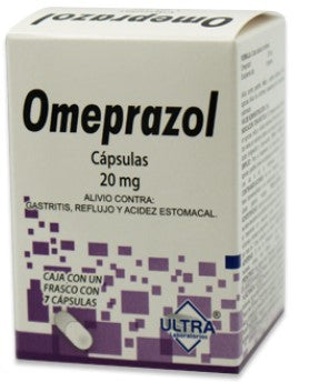 Omeprazol 20 Mg 7 Cápsulas Genérico Ultra Lab 