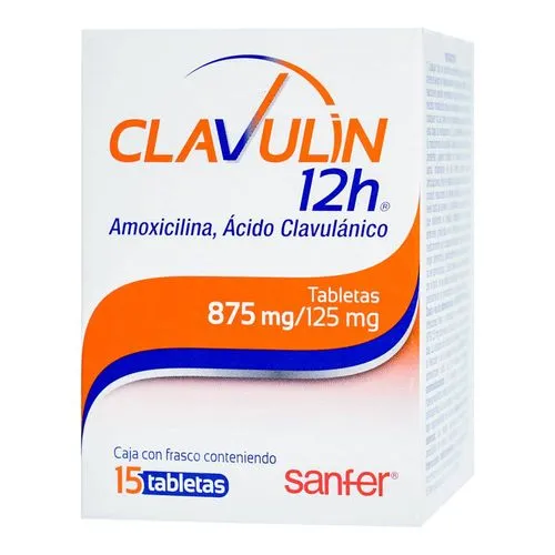 Clavulin 12H 875/125 Mg 15 Tabletas 