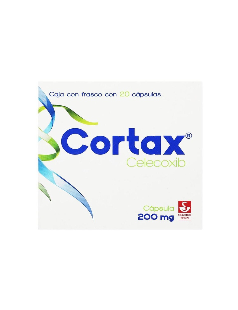 Cortax 200 Mg 20 Cápsulas 