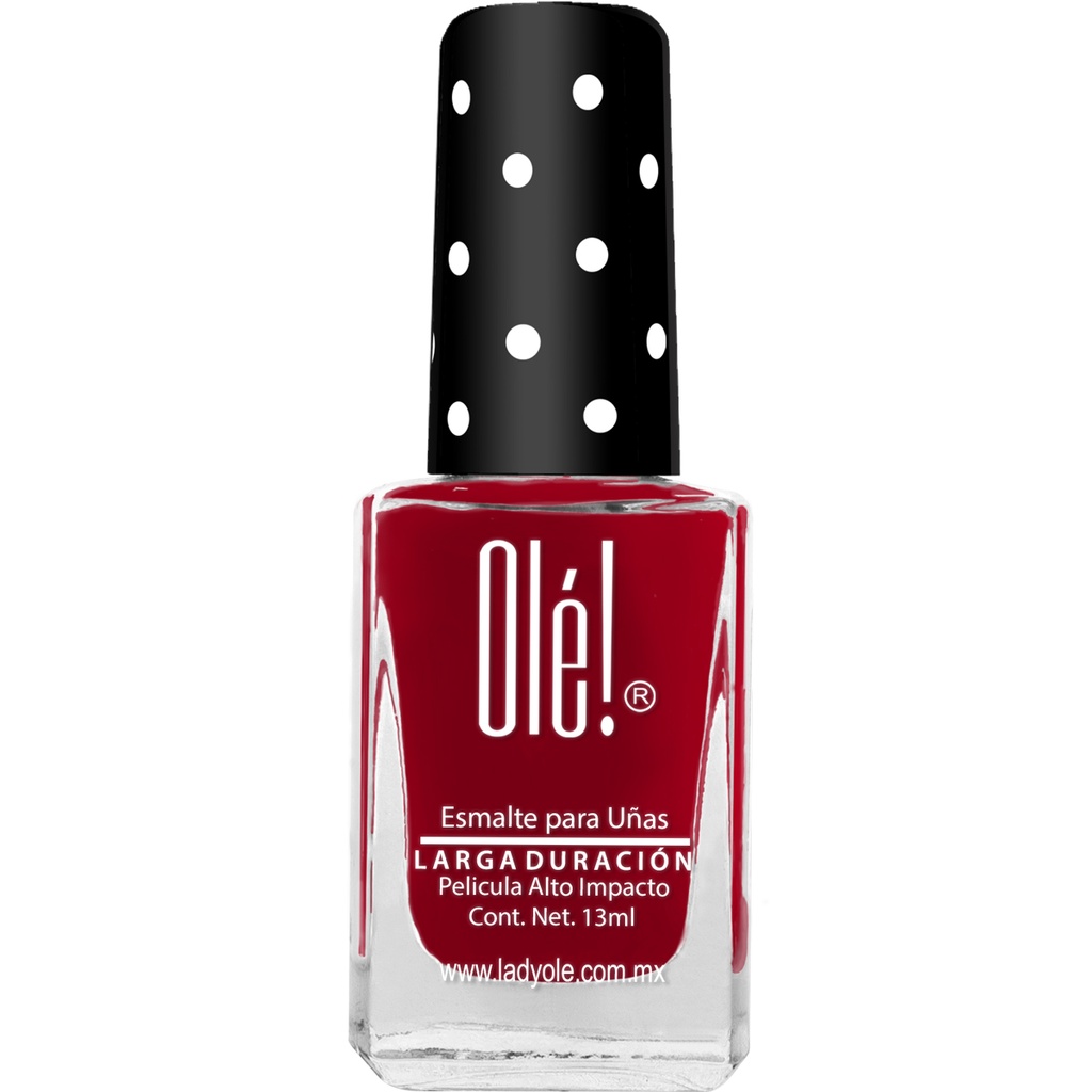 Esmalte Olé Rojo Satinado 13 Ml 