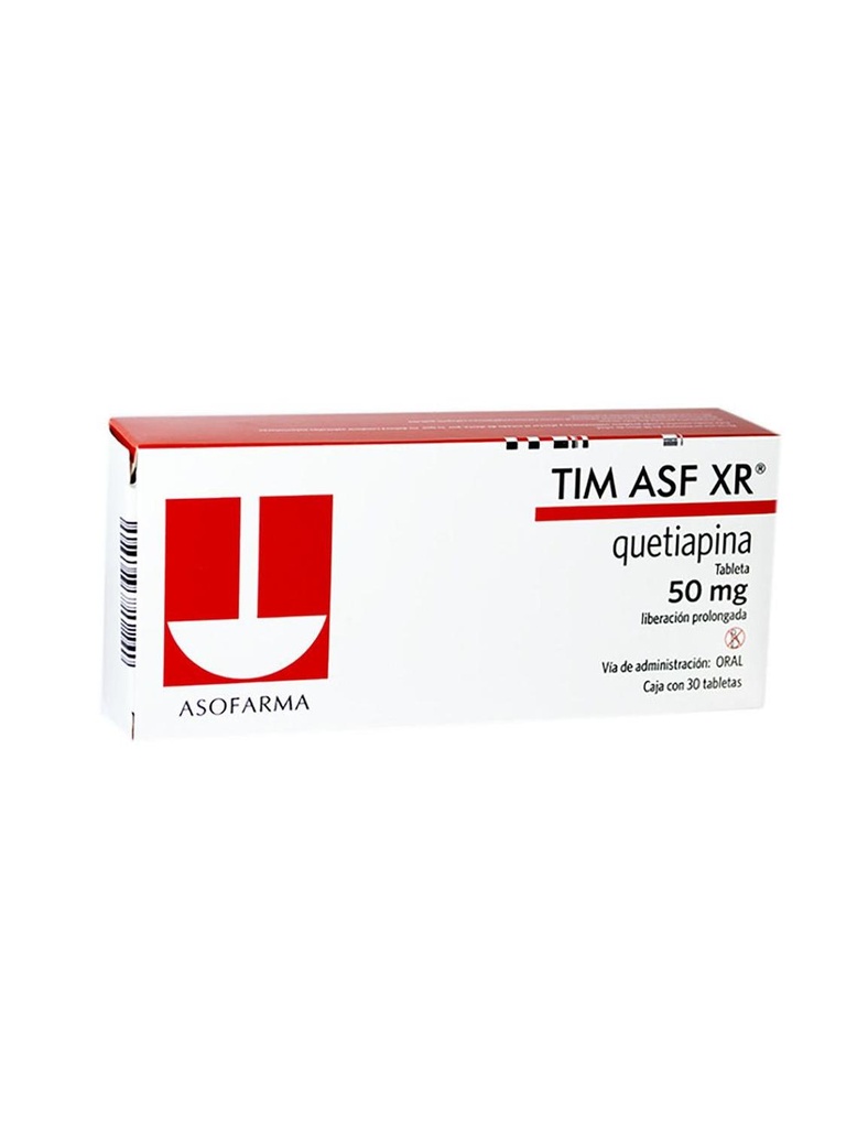 Tim Asf Xr 50 Mg 30 Tabletas 