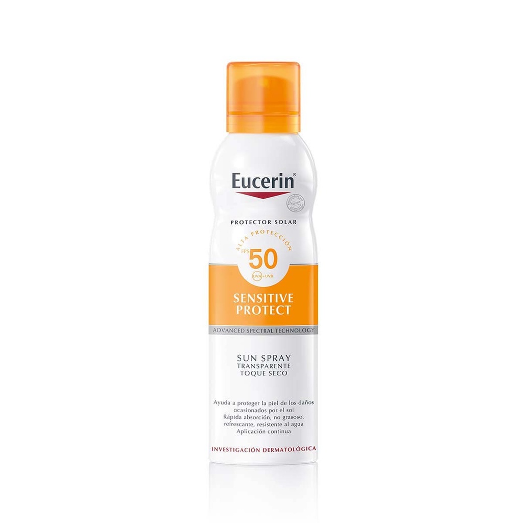 Bloqueador Eucerin Toque Seco SPF50 Spray 200 Ml