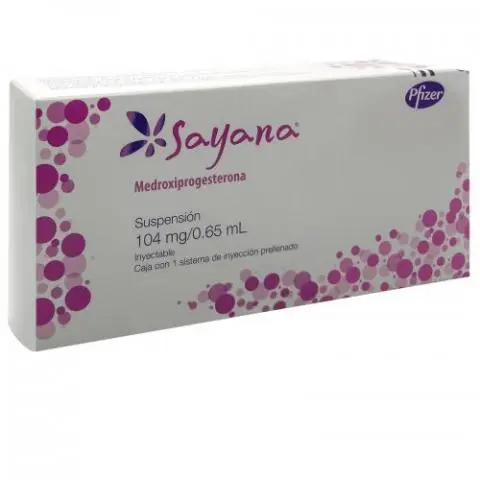 Sayana 104 Mg/0.65 Ml Suspensión Inyectable 