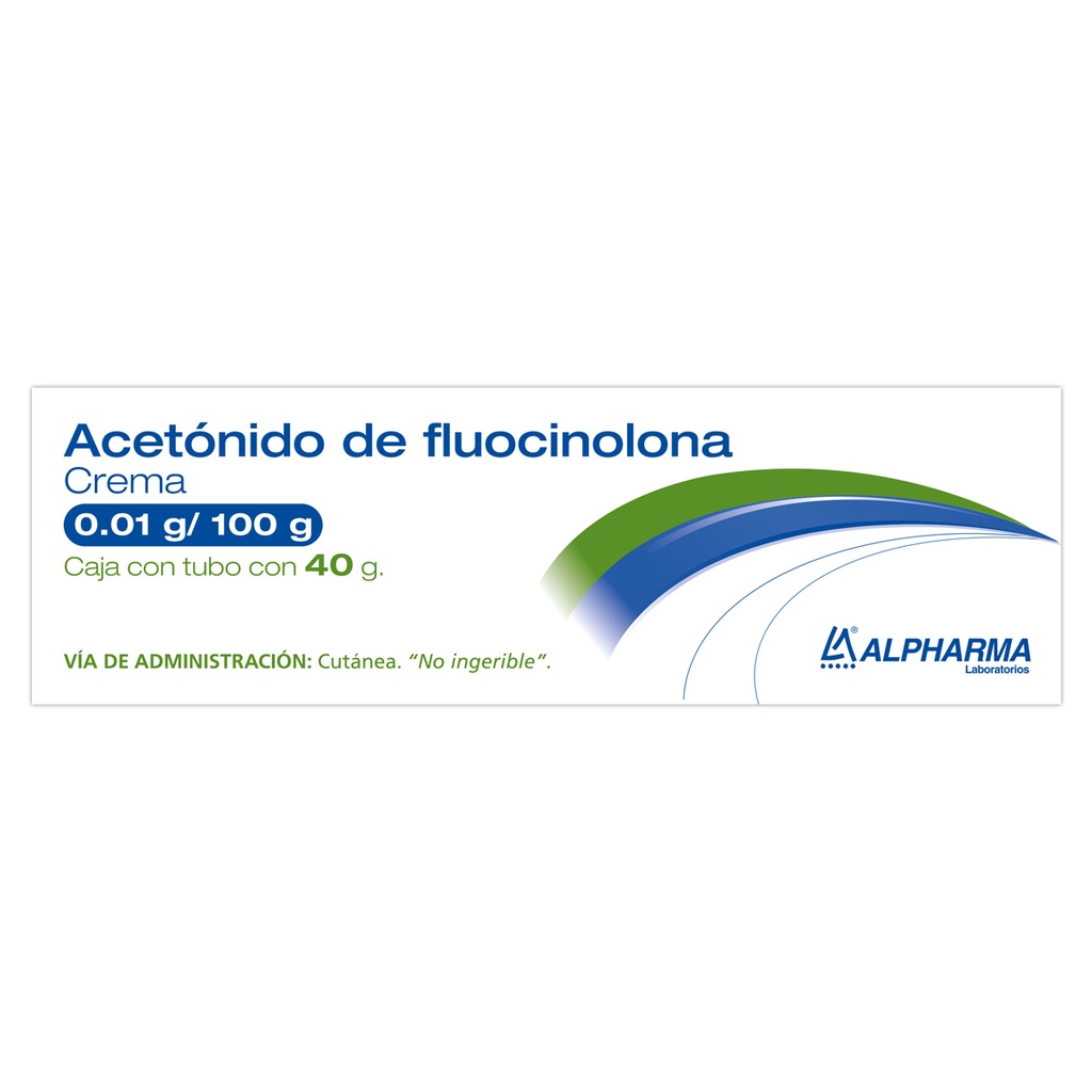 Fluocinolona 0.1/100 G Tubo 40 G Genérico Alpharma 