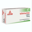 Telmisartán 40 Mg 28 Tabletas Genérico Amsa 