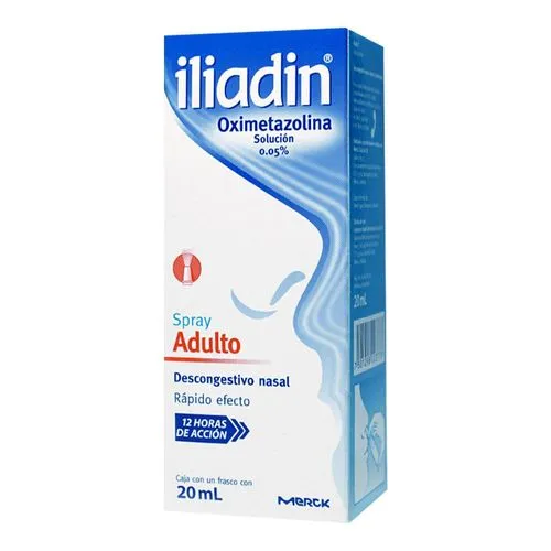 Iliadin Adulto 0.05% Descongestionante Nasal Spray 20 Ml 