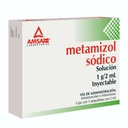 Metamizol 1 G Solución Inyectable 3 Ampolletas 2 Ml Genérico Amsa 