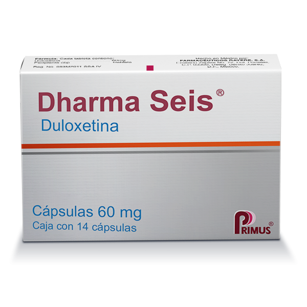 Dharma Seis 60 Mg 14 Cápsulas 