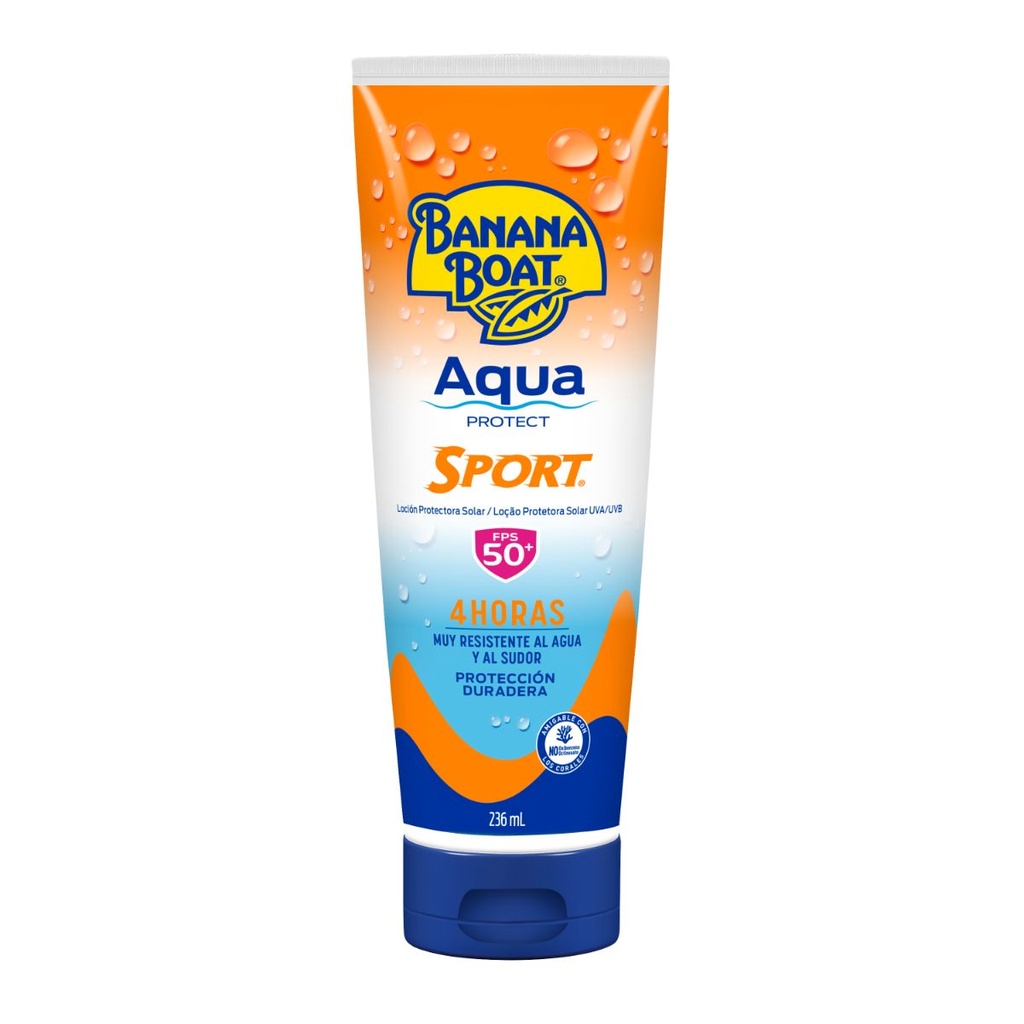 Bloqueador Banana Boat Aqua Sport FPS 50+ 236 Ml