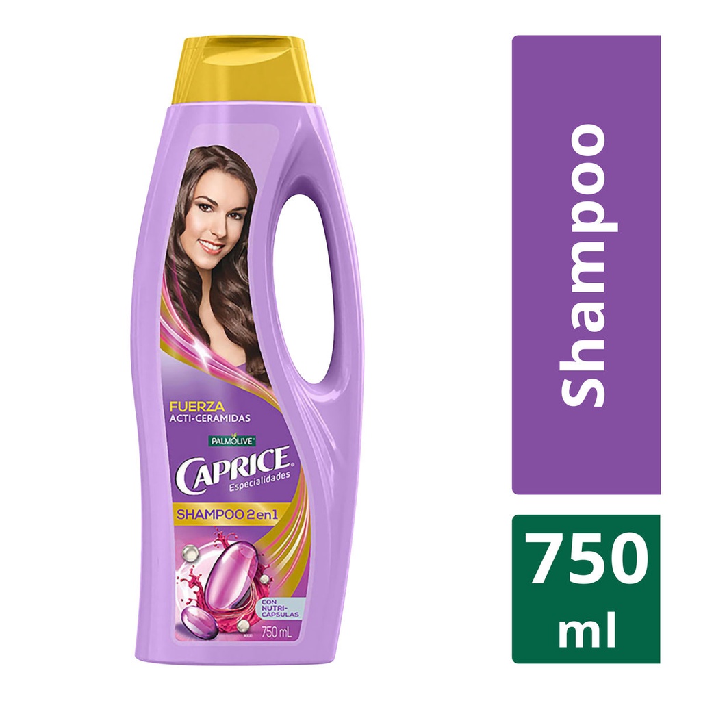 Shampoo Caprice Acti-Ceramidas 2 En 1 750 Ml 