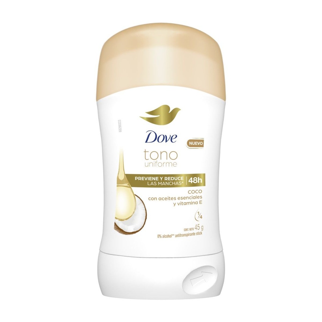 Desodorante Dove Clear Tone 48 H Stick 45 G 