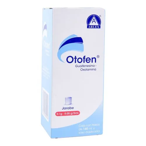 Otofen Guaifenesina/Oxolamina 0.1/0.05 G Jarabe 140 Ml Genérico Arlex 