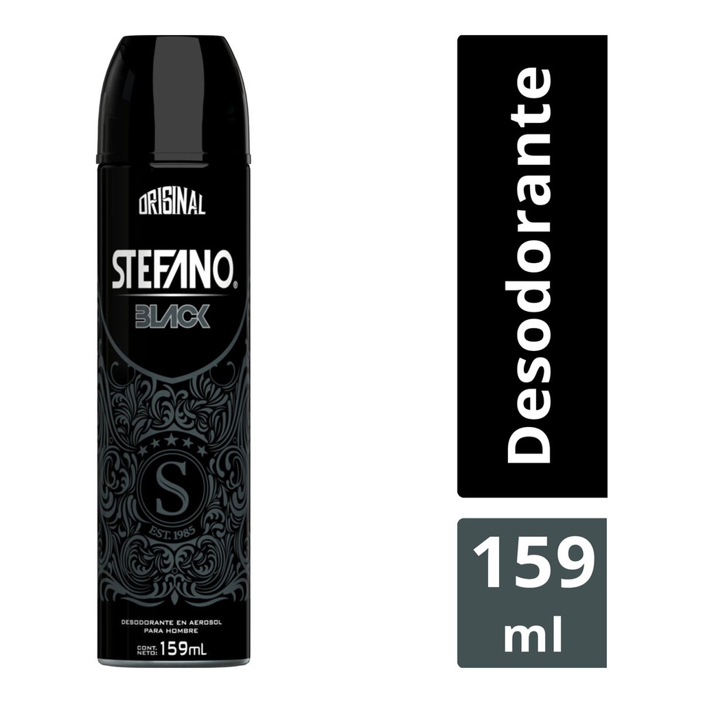 Desodorante Stefano Black Spray 113 G 