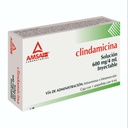 Clindamicina 600 Mg Solución Inyectable Ampolleta 4 Ml Genérico Amsa 