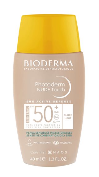 Bloqueador Photoderm Bioderma Nude Touch Tono Claro SPF50+ 40 Ml