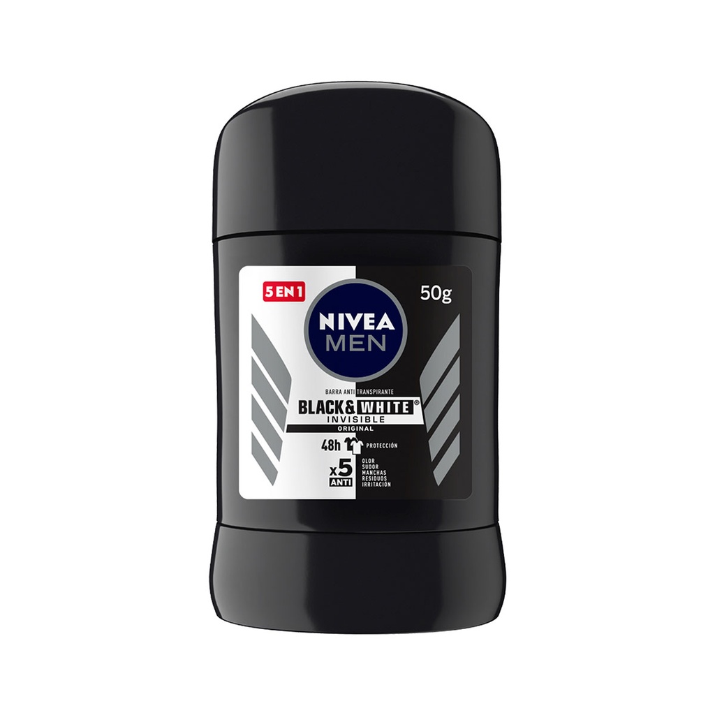 Desodorante Nivea Men Invisible Black & White Stick 50 G 